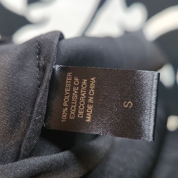 Donna Karan Elegant Black Long Sexy VNeck Evening Gown With Sheer Detailing Sz S - Picture 9 of 11